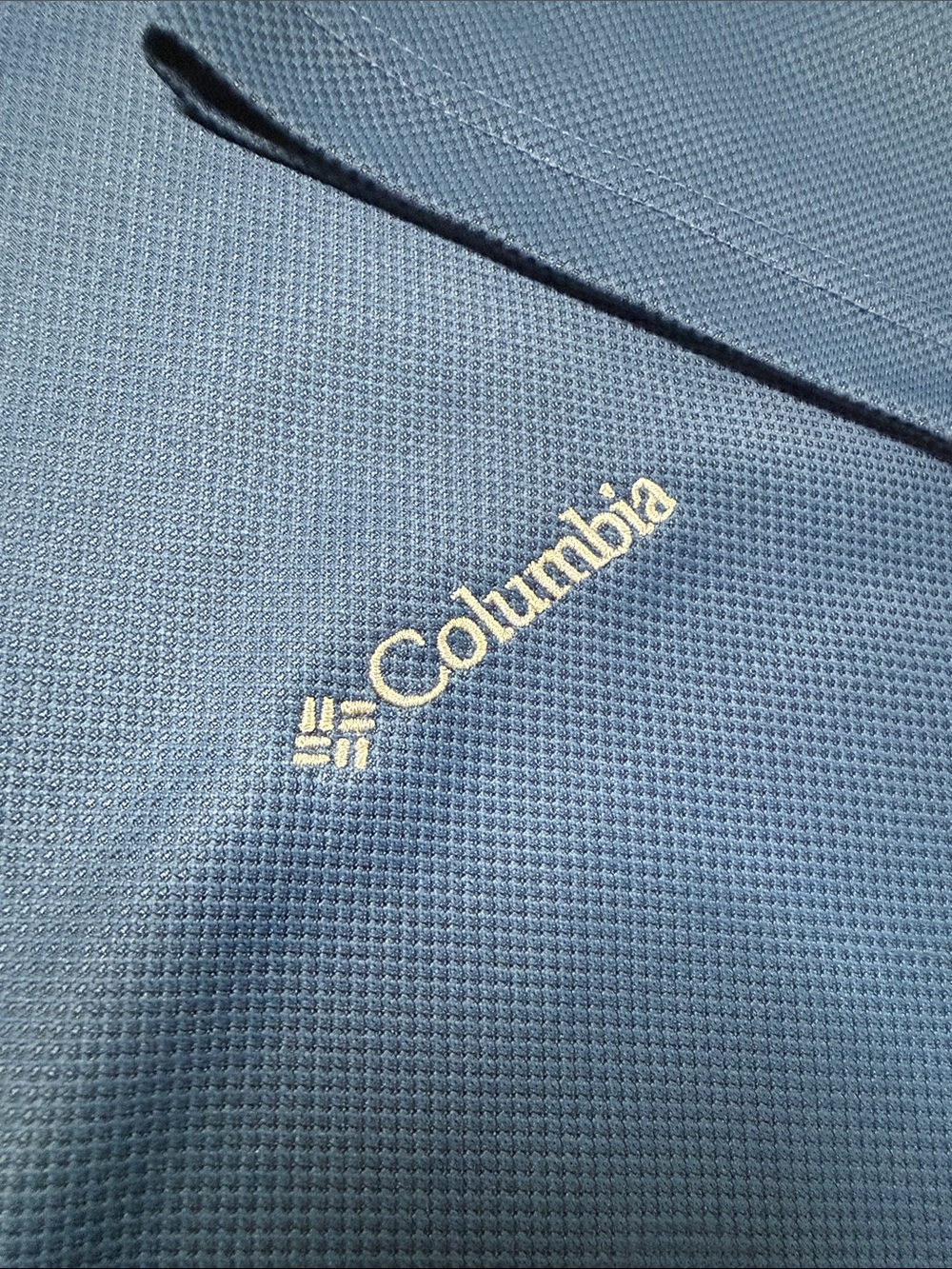 Columbia OmmiWick Men's Navy Blue Polo Shirt Size XL - Picture 4 of 8